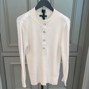 Ralph Lauren Cream Ribbed Sweater